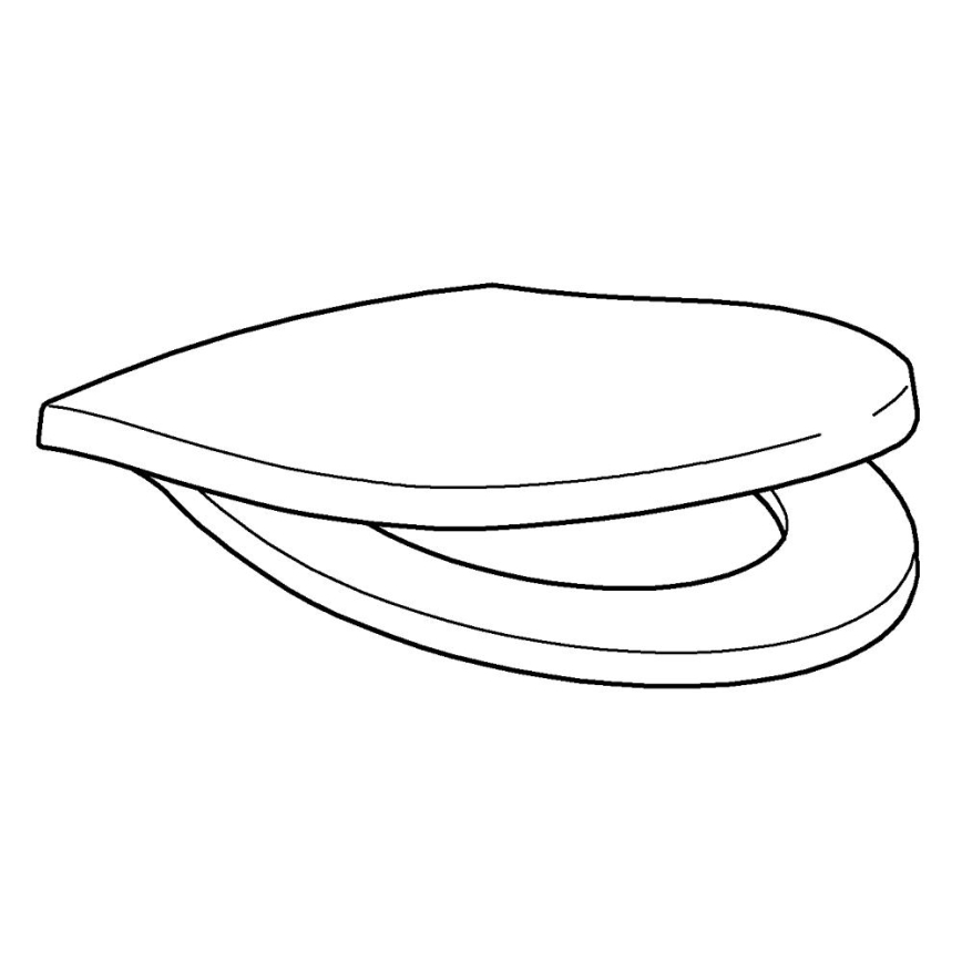 GROHE 42466000 - RAPID SL Duroplast WC-ülőke, fehér