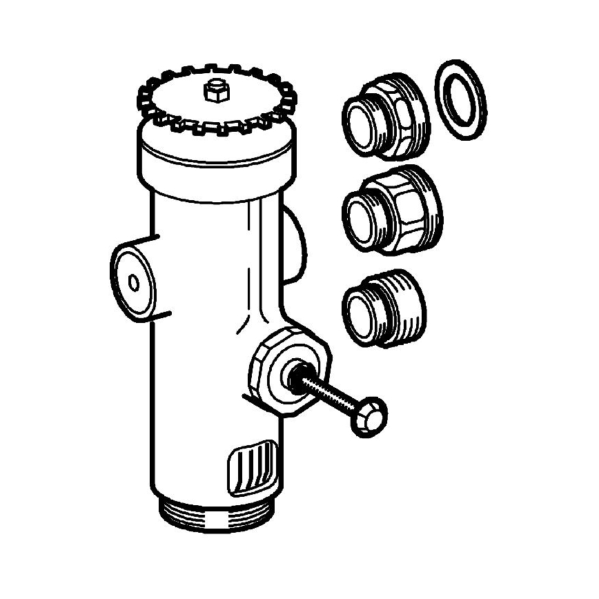 GROHE 43996000 - Nyomásos öblítőszelep RONDO 3”