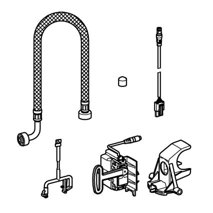 GROHE 46944001 - SENSIA ARENA telepítőkészlet, fehér
