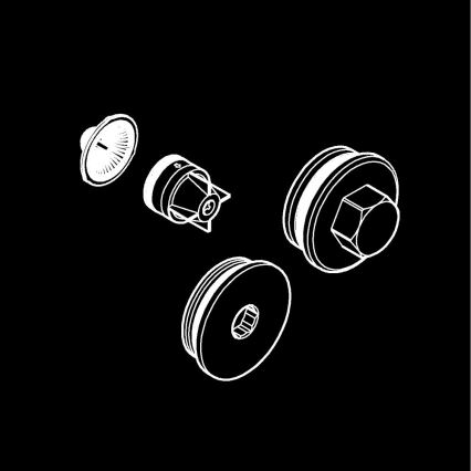 GROHE 47753000 - visszacsapó szelep, fényes króm