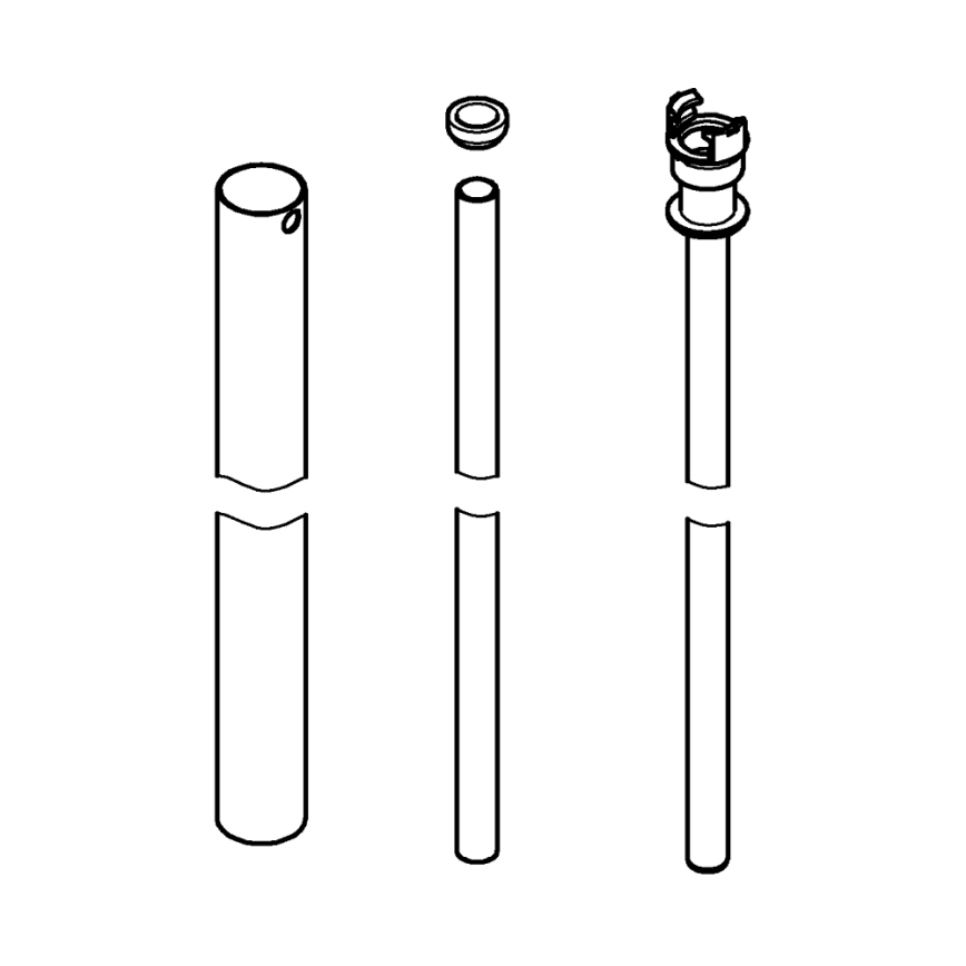 GROHE 48054000 - Zuhanycső EUPHORIA SYSTEM 15 cm fényes króm