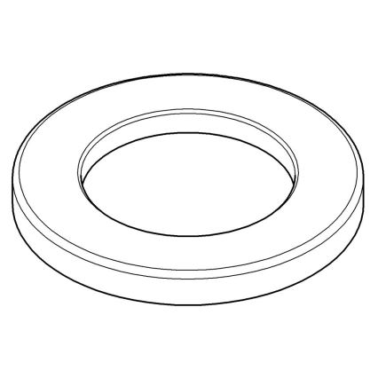 GROHE 48165000 - Takarólap egykaros mosdó- és bidécsaptelepekhez, króm