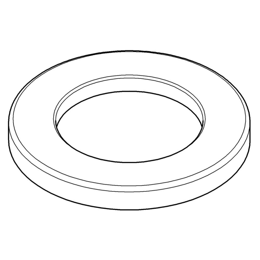 GROHE 48165000 - Takarólap egykaros mosdó- és bidécsaptelepekhez, króm
