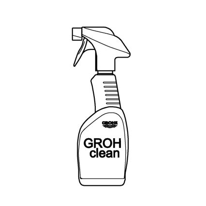 GROHE 48166000 - GROHCLEAN tisztítószer 500 ml