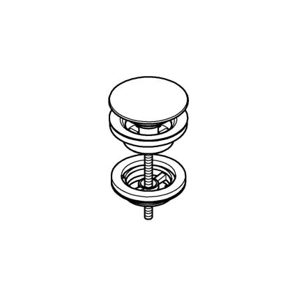 GROHE 65807000 - Lefolyószerelvény, fényes króm