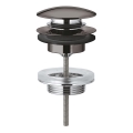 GROHE 65807A00 - Lefolyókészlet záródugóval mosdóhoz, túlfolyóval, grafit