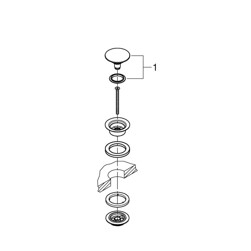 GROHE 65807DL0 - ESSENCE bronz lefolyószett