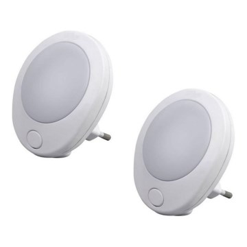 Grundig 121 - KÉSZLEt 2x LED éjjeli fény konnektorba 1xLED/230V