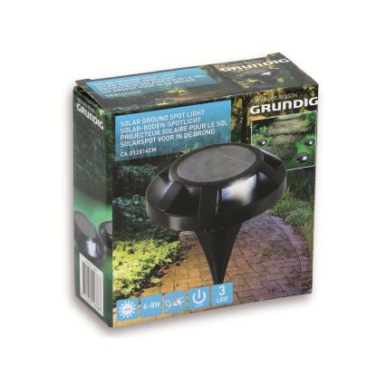 Grundig 12338 - LED napelemes lámpa 3xLED/1xAAA 600 mAh