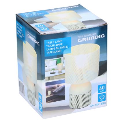 Grundig - Asztali lámpa 1xE14/40W/230V