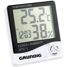 Grundig - Időjárás állomás ébresztőórával 1xAAA