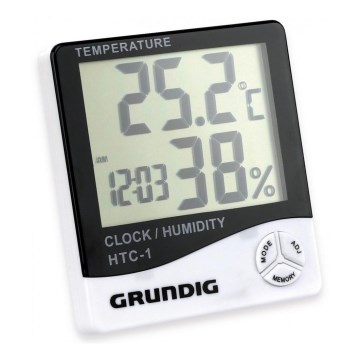 Grundig - Időjárás állomás ébresztőórával 1xAAA