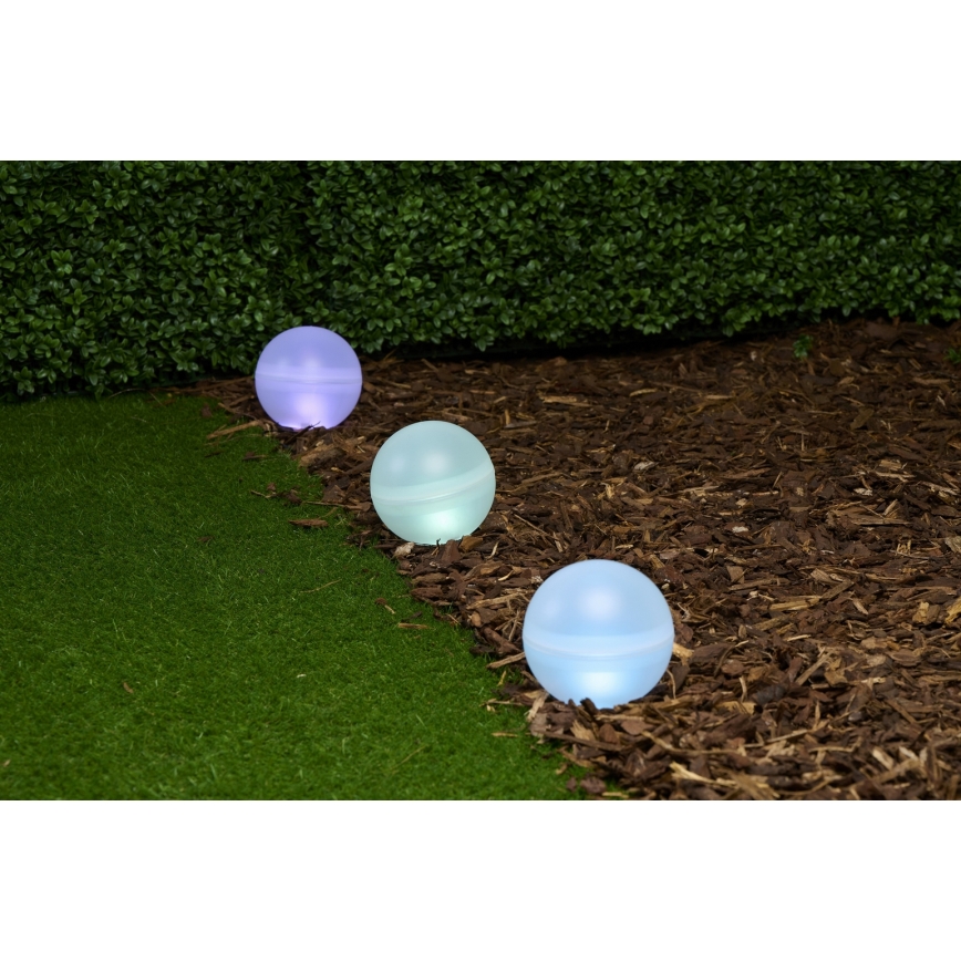 Grundig - KÉSZLET 5x LED RGBW  Napelemes lámpa LED/3,2V IP44