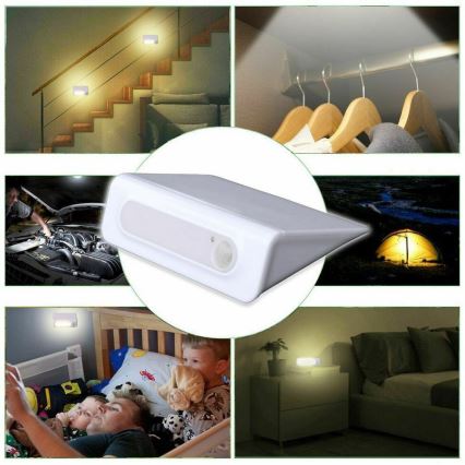 Grundig - LED Éjjeli lámpa érzékelővel LED/3xAAA