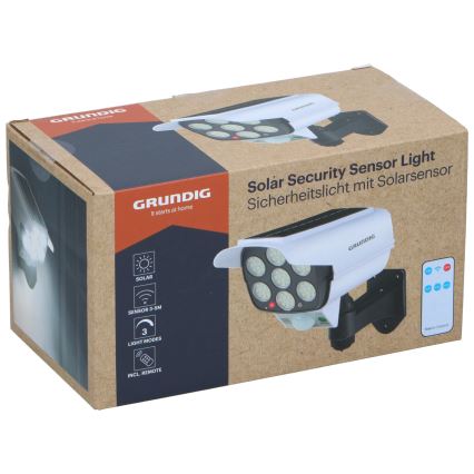 Grundig - LED napelemes műkamera szenzorral LED/1,2V 800 mAh + távirányító