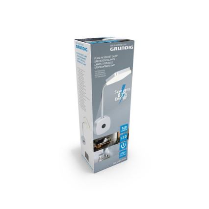 Grundig - LED Fali lámpa konnektoros LED/1,8W/230V