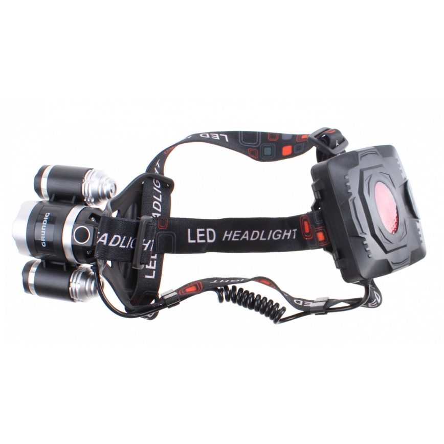 Grundig - LED Fejlámpa 3xLED/4xAA