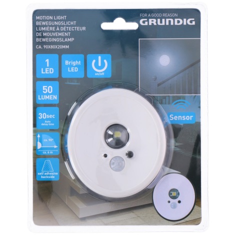 Grundig - LED Irányfény érzékelős 1xLED/3xAAA