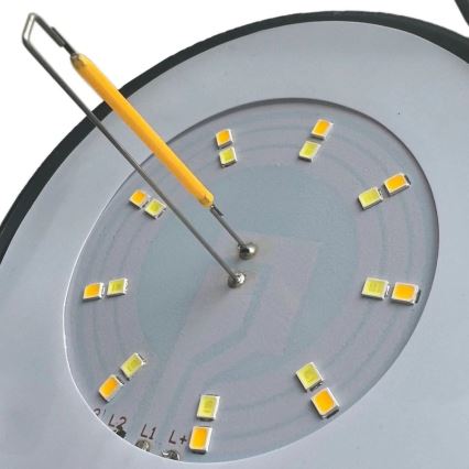 Grundig - LED kempinglámpa LED/3xAA 3000/4500/6000K IP44 fekete