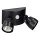 Grundig - LED Kültéri fali lámpa érzékelővel 2xLED/9V IP44