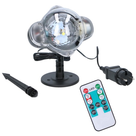 Grundig - LED Kültéri hópehely projektor LED/5W/230V IP44 + távirányító