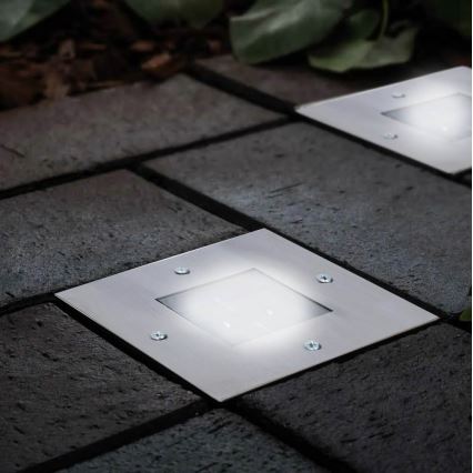 Grundig - LED beépíthető napelemes lámpa 2xLED/1,2V 600 mAh IP44