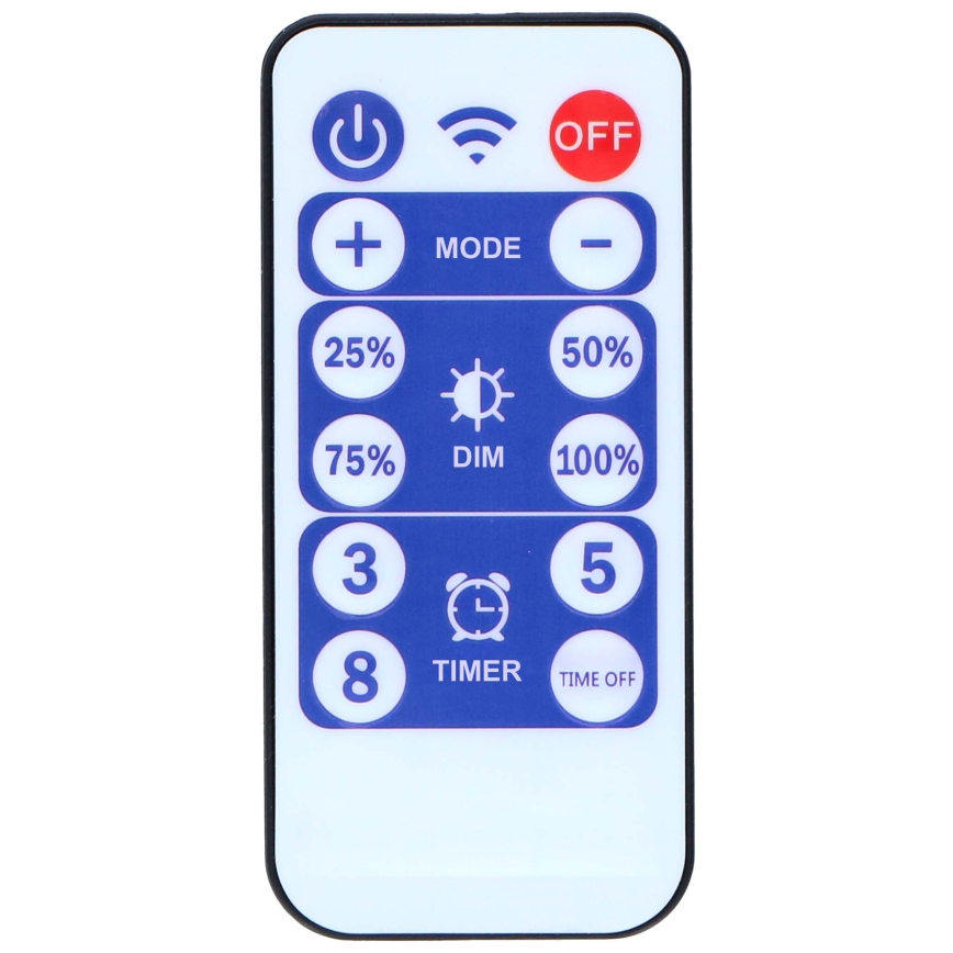 Grundig - LED állítható fényerejű napelemes fényfüzér 50xLED/8 funkció 9,35 m IP44 meleg fehér 600 mAh + távirányító