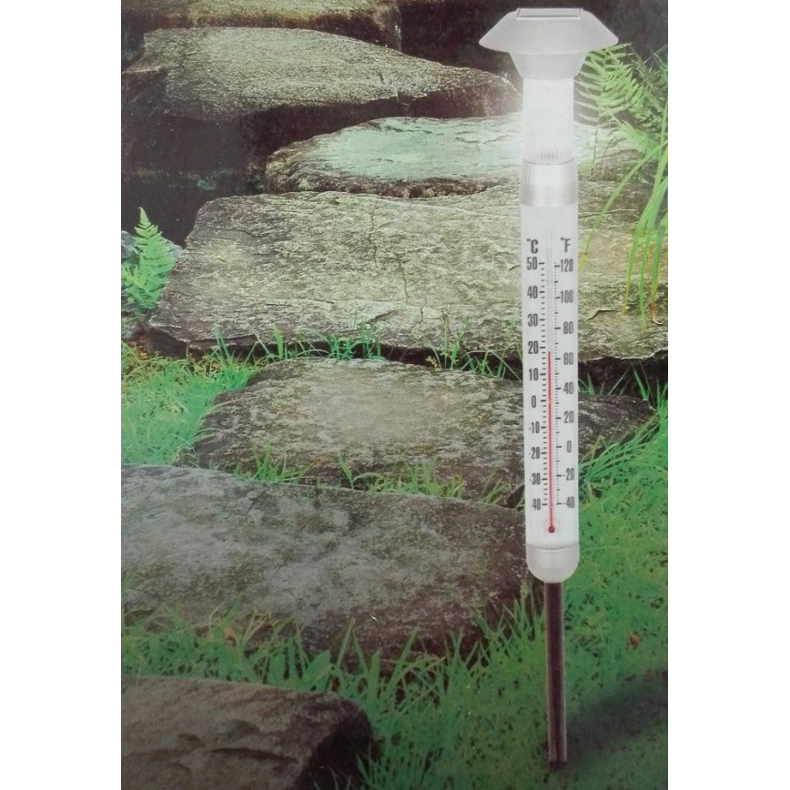 Grundig - LED Napelemes hőmérő 1xAAA 600 mAh IP44