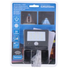 Grundig - LED Napelemes lámpa érzékelővel 1xLED/0,25W/1xAA