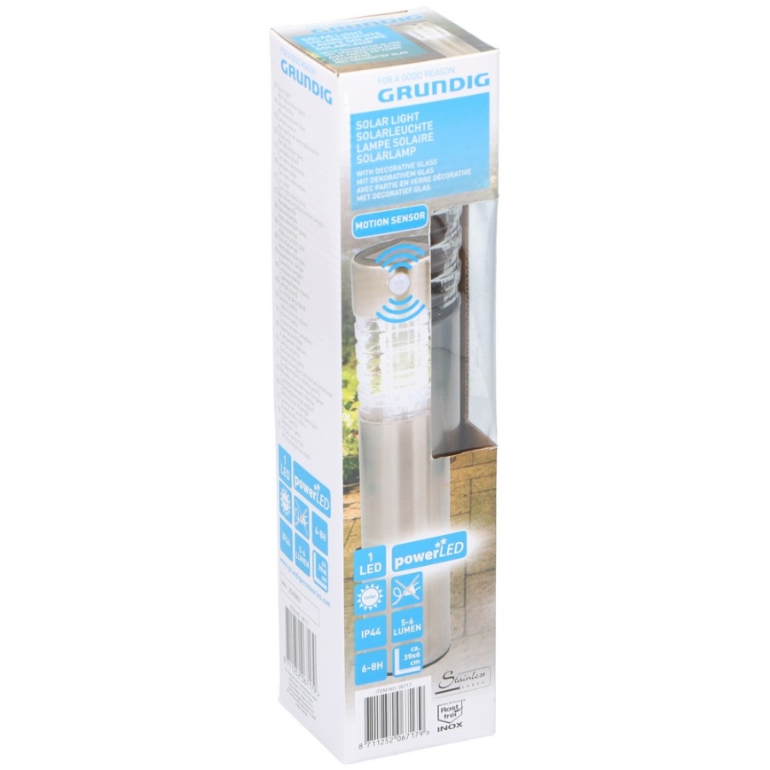 Grundig - LED Szolár lámpa érzékelővel 1xLED IP44