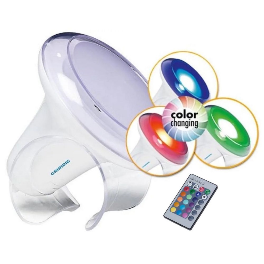 Grundig - LED RGB Dimmelhető asztali lámpa LED/1W/230V + távirányító