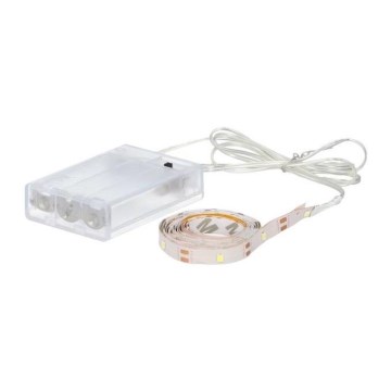 Grundig - LED Szalag 2m LED/3xAA meleg fehér