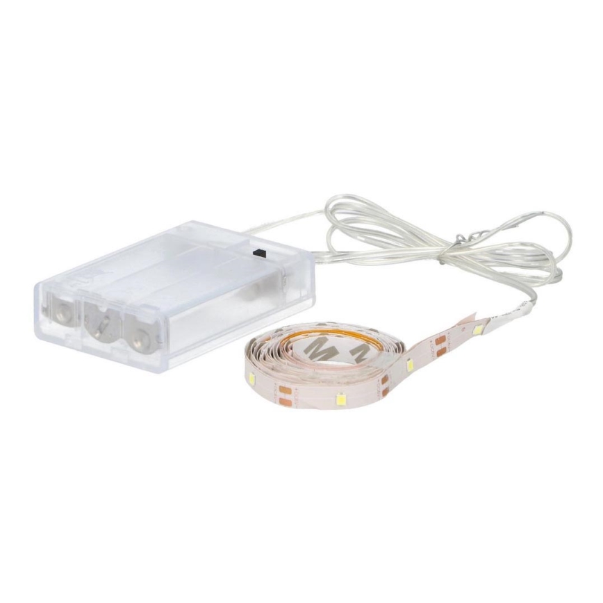 Grundig - LED Szalag 2m LED/3xAA piros