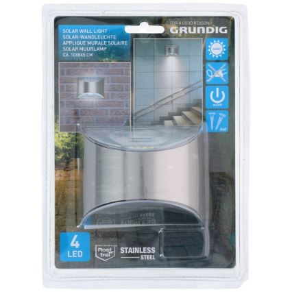 Grundig - LED Szolár fali lámpa érzékelővel LED/1,2V