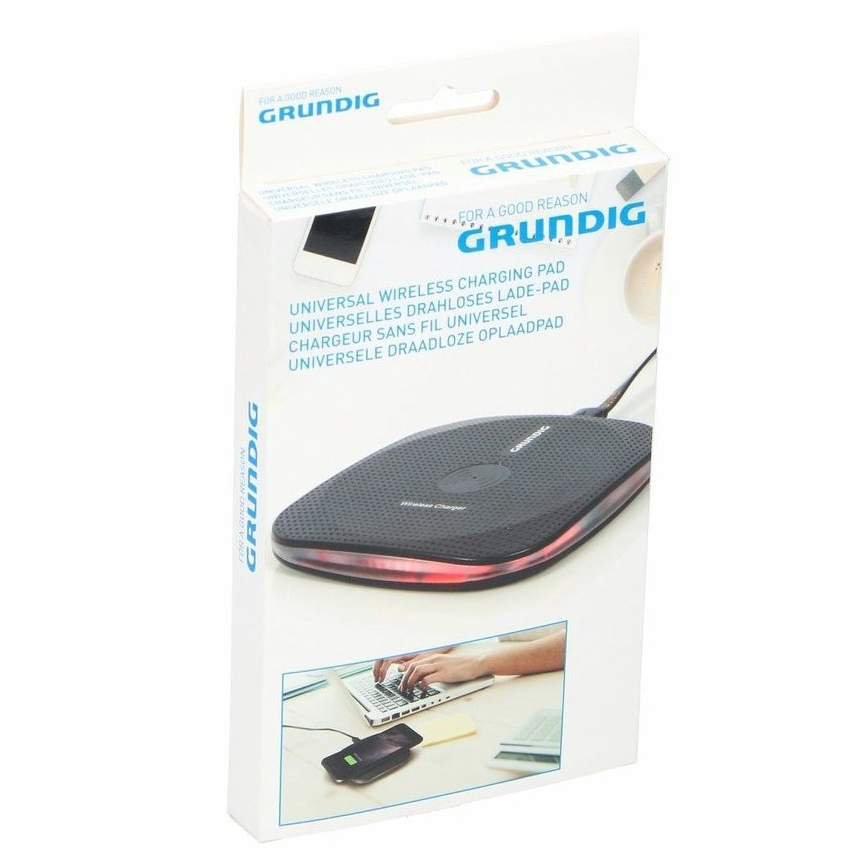 Grundig - LED Vezeték nélküli telefontöltő LED/5W/5V