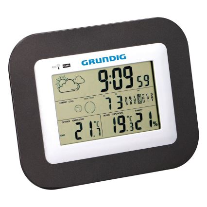 Grundig - Vezeték nélküli időjárás állomás 4xAAA