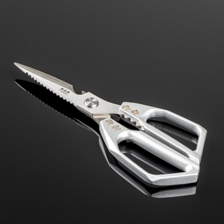 Gudaro - baromfiolló SHOGUN 23,3 cm ezüst