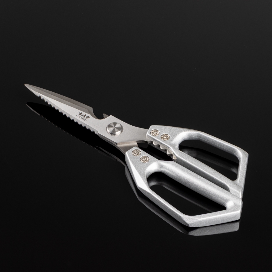 Gudaro - baromfiolló SHOGUN 23,3 cm ezüst