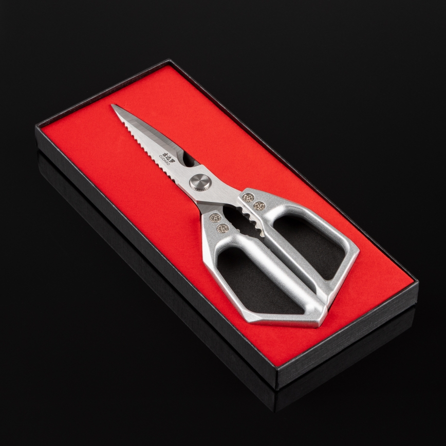 Gudaro - baromfiolló SHOGUN 23,3 cm ezüst