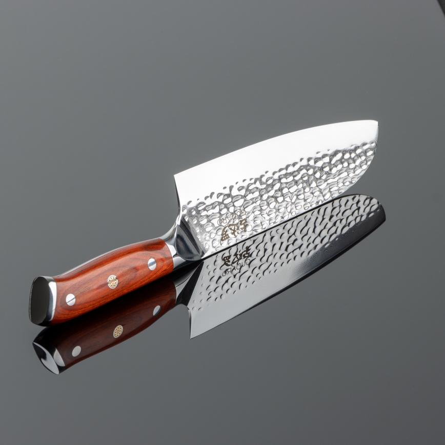 Gudaro - Damaszkuszi Santoku konyhakés MIYABI 7, 67 rétegű acél, hossza 17,5 cm