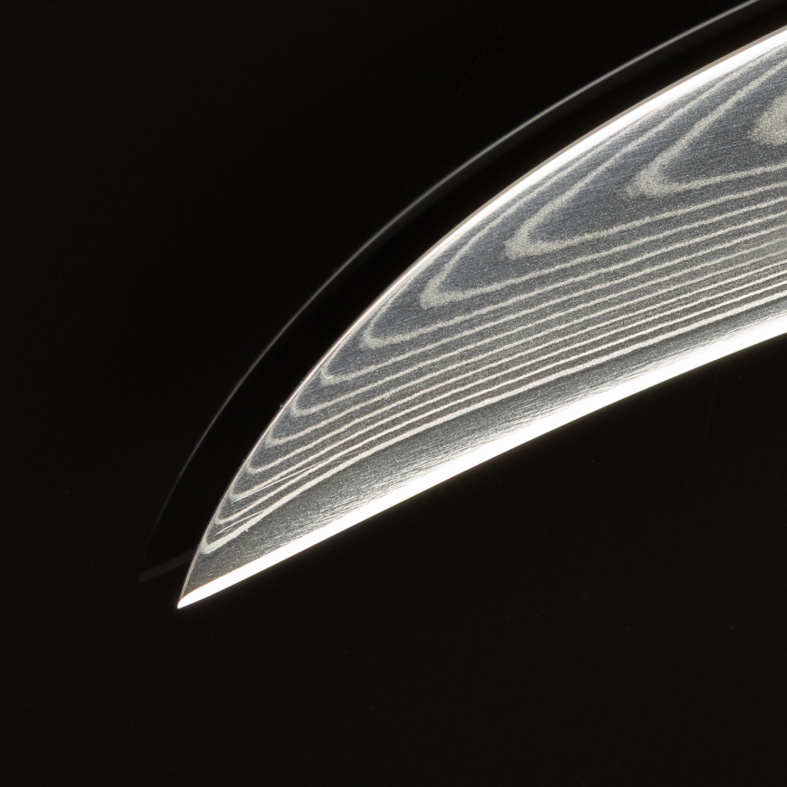 Gudaro -Damaszkuszi hámozókés FENG 3,5, 67 rétegű acélból, hossza 9,5cm