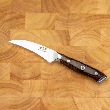 Gudaro -Damaszkuszi hámozókés FENG 3,5, 67 rétegű acélból, hossza 9,5cm