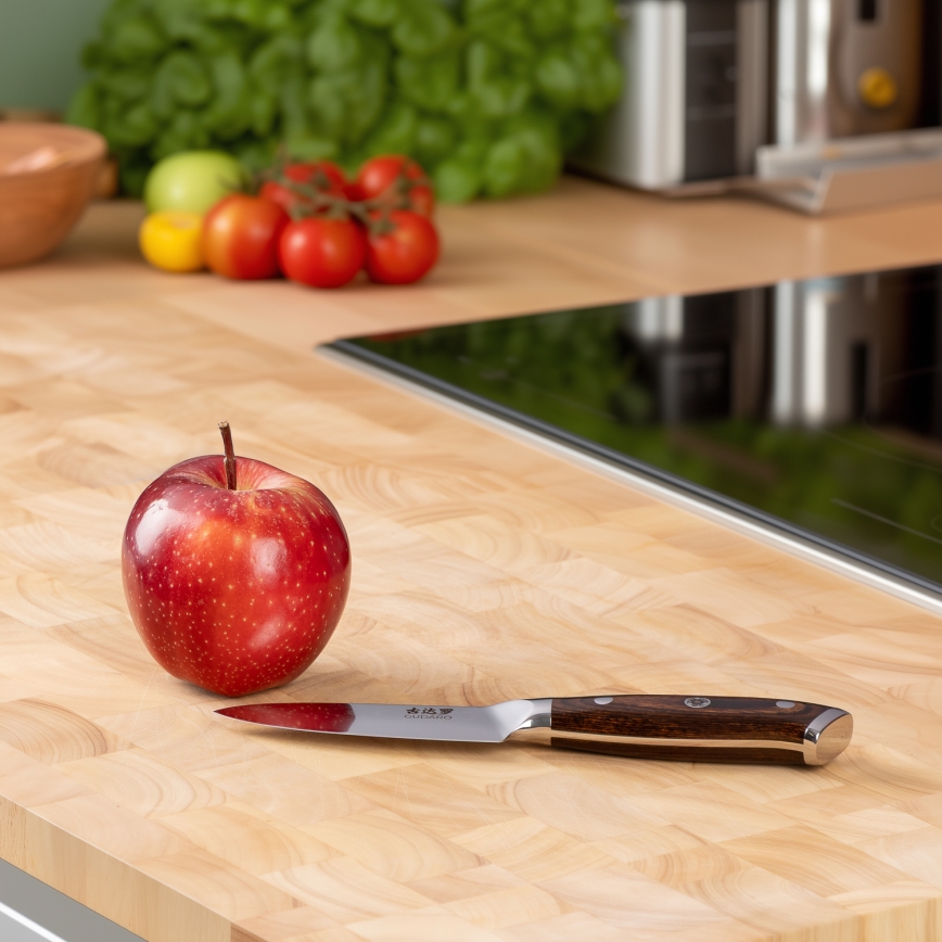 Gudaro - Damaszkuszi konyhakés FENG 3,5, 67 rétegű acél, hossza 9,5 cm