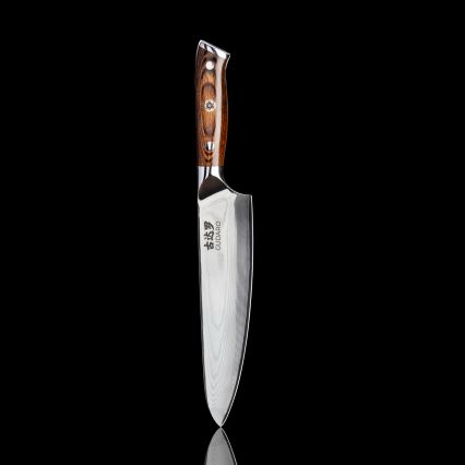 Gudaro - Damaszkuszi séfkés FENG 8, 67 rétegű acélból készült, hossza 20 cm