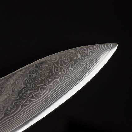 Gudaro - Damaszkuszi séfkés TAKUMI 8, 67 rétegű acél, hossza 20 cm, diófa