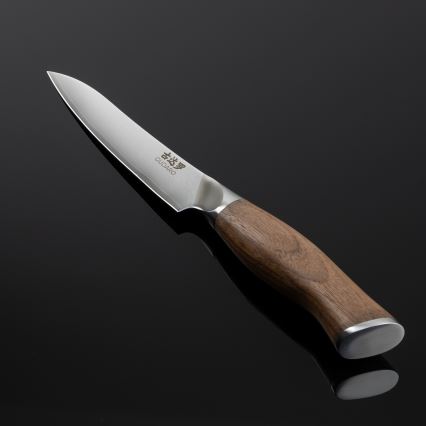 Gudaro - Damaszkuszi univerzális konyhakés TAKUMI 5, 67 rétegű acél, pengehossz 12,5 cm, diófa markolat