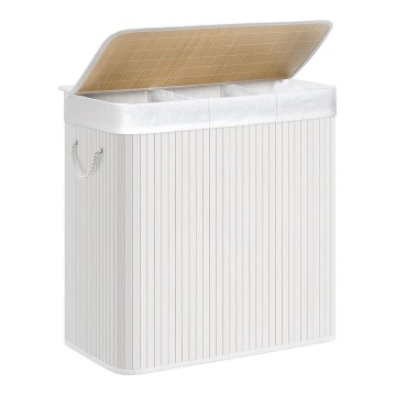 GUS fehér ruhakosár