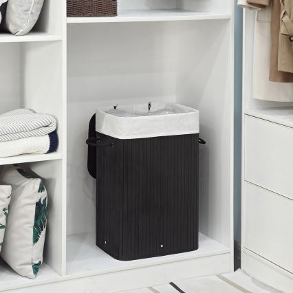 GUS szennyeskosár, fekete