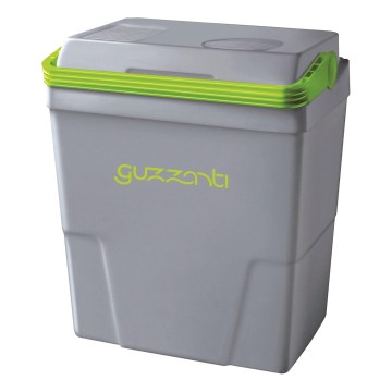 Guzzanti GZ 22B - Hordozható autóhűtő 22 l 58W/12V/230V szürke/zöld