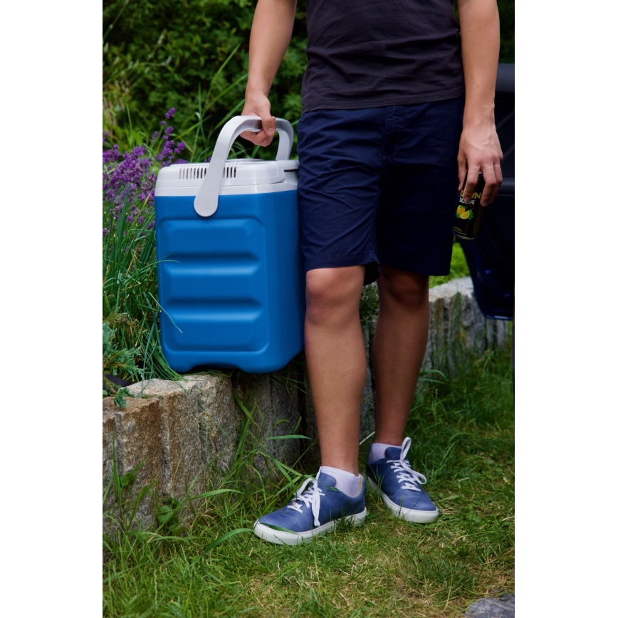 Guzzanti GZ 30BW - Hordozható autóhűtő 29 l 65W/12V/230V kék